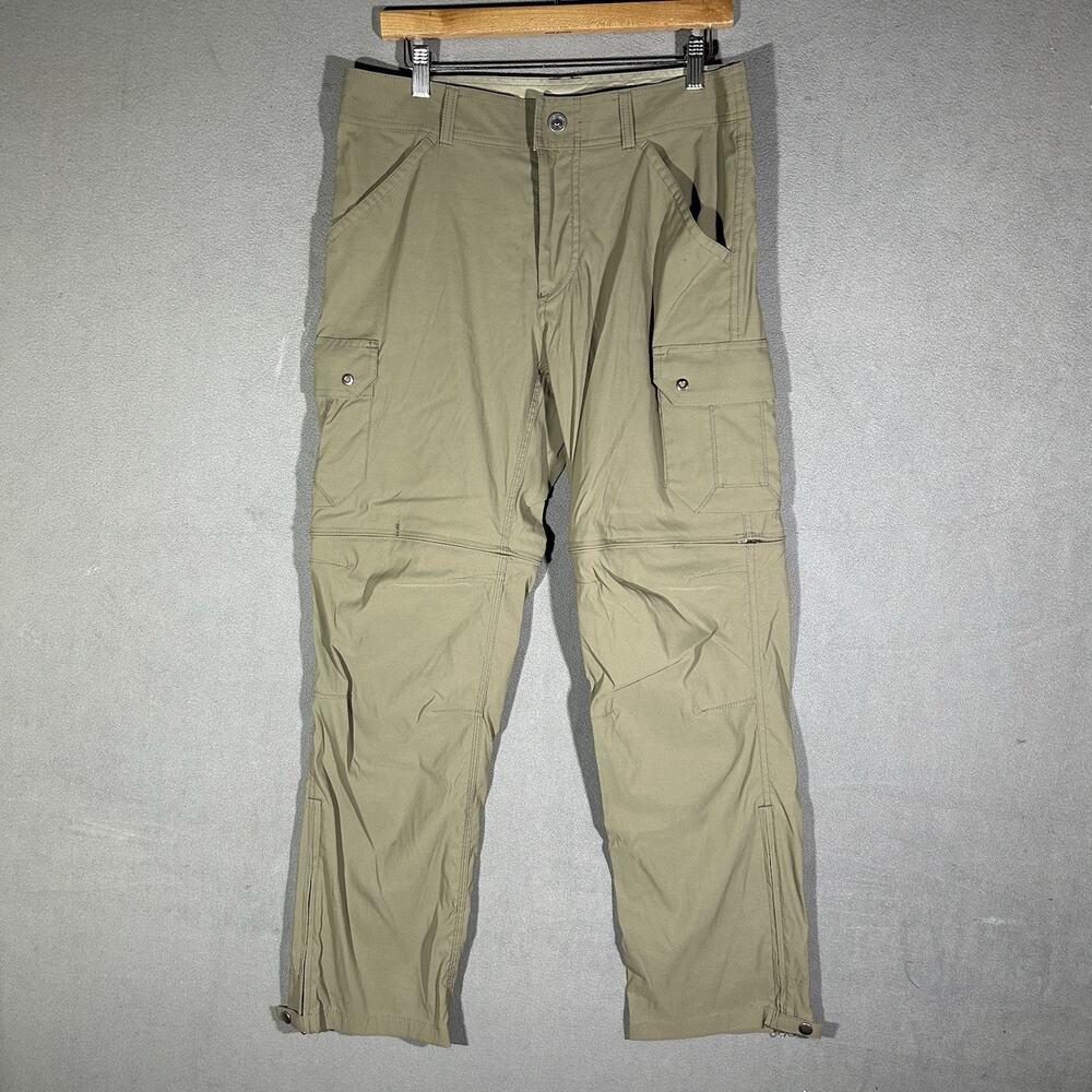 KUHL Renegade Convertible Stealth Pants Men 32x30 Beige Hiking 5138 Zip Off